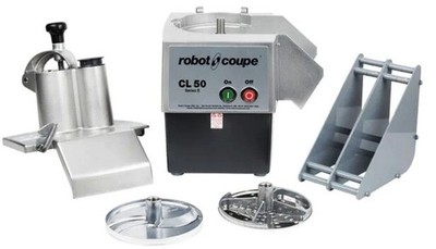 Robot Coupe CL50 Continuous Feed Food Processor with 2 Discs - 1 1