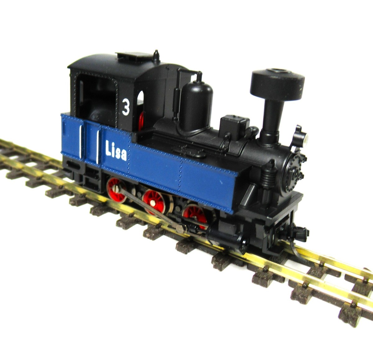 Roco 0-6-0 Steam Locomotive Black & Blue HOn30, HOe, 009 33201 New