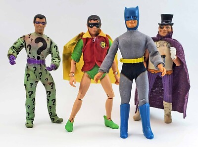 Vintage 1972-73 MEGO BATMAN & ROBIN, RIDDLER & PENGUIN 8