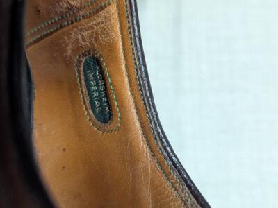 vintage FLORSHEIM IMPERIAL wingtips 10.5 B brown LONGWING kenmoor