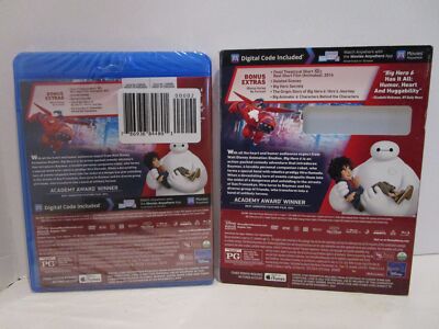 Walt Disney Big Hero 6 - AUTHENTIC Bluray + DVD New / SEALED with