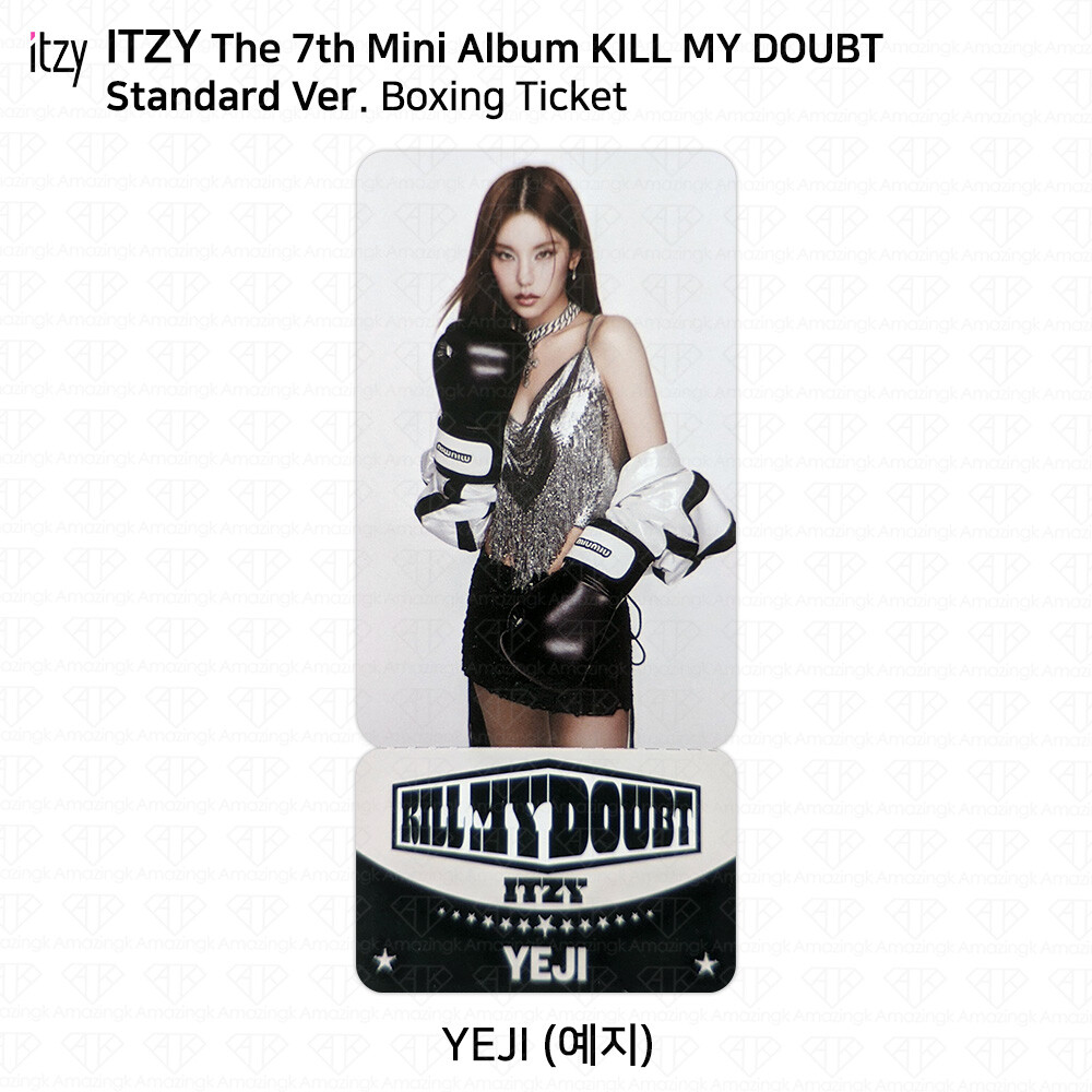 ITZY KILL MY DOUBT Official Standard Ver Photocard Postcard Boxing