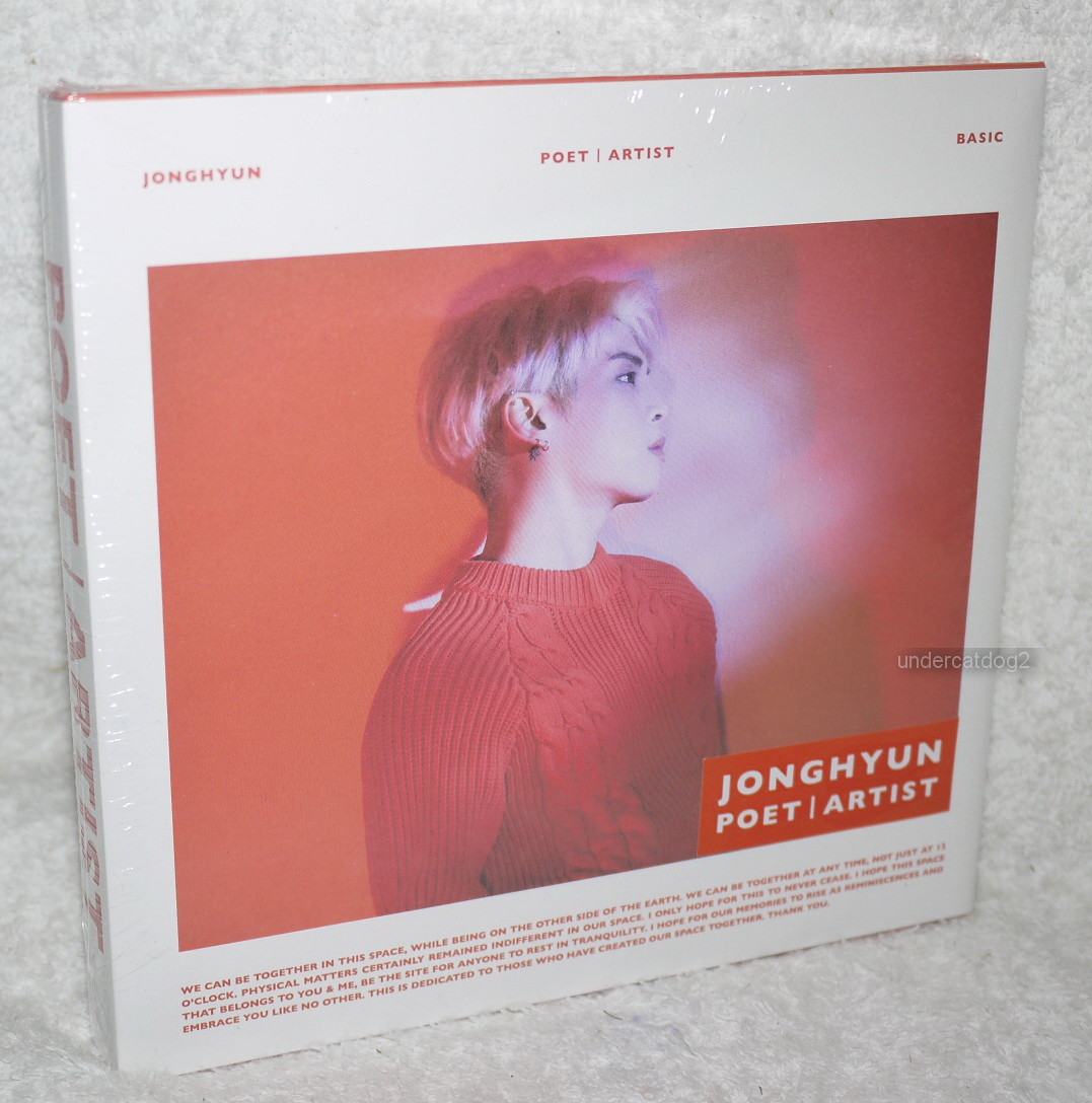 SHINee Jong Hyun Poet Artist 2018 Korean CD (JongHyun) | eBay