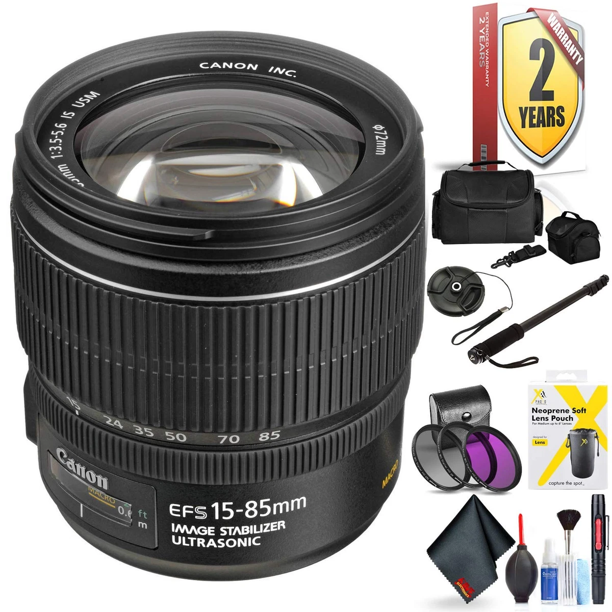Canon EF-S 15-85mm Focal Camera Lenses for sale | eBay