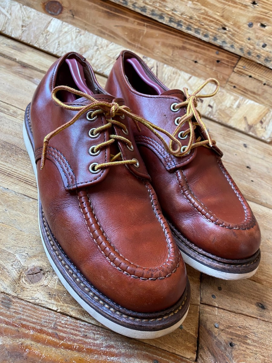 Redwing moc toe oxford oro-russet leather shoes sz US 9.5D, 42.5