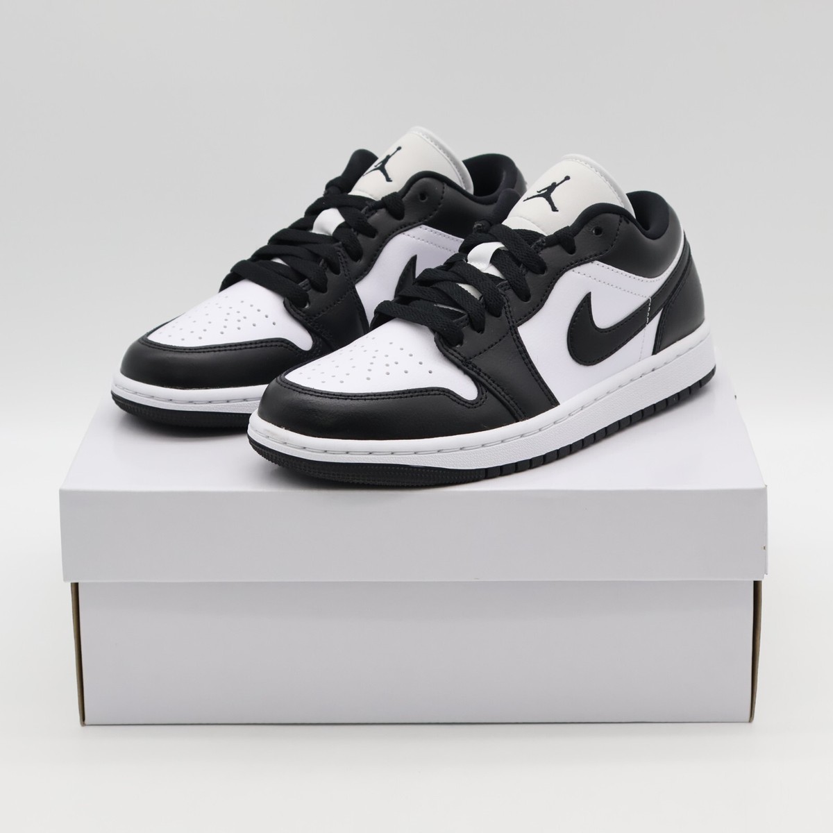DC0774-101 Nike Air Jordan 1 Low White Black Panda (Women's) | eBay