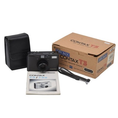 Contax T3 Black 35mm Point & Shoot Film Camera Made in Japan | eBay
