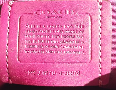 Coach F28976 Triple Compartment Leather Sage Carryall Berry Purple