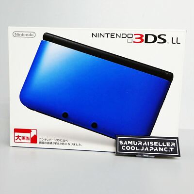 Nintendo 3DS LL Blue Black Console System Japan NEW | eBay