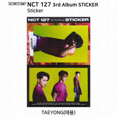 NCT NCT127 3rd Album Sticker Sticky Version Official Photocard