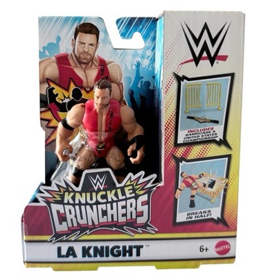 WWE Mattel Knuckle Crunchers Series 7 LA Knight Wrestling Action
