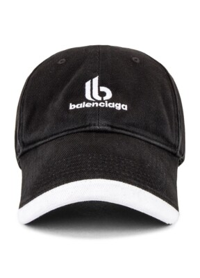 BALENCIAGA DOUBLE B HAT CAP SIZE L | eBay