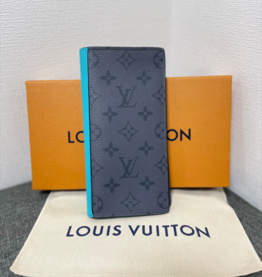 Louis Vuitton Brazza Wallet M11467 long wallet Monogram Turquoise