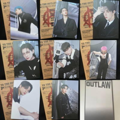 ATEEZ THE WORLD EP.2 : OUTLAW everline POP UP Official Postcard