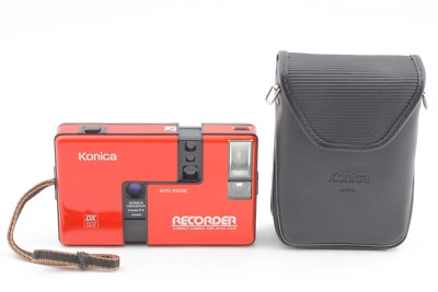 Mint++ In Case👘New Seals] Konica Recorder DX Red Half Frame Film