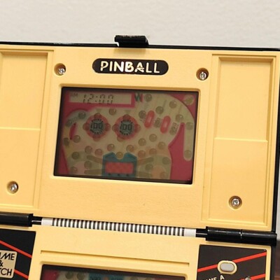NINTENDO GAME AND & WATCH PINBALL Multi Screen 1983 Direct From