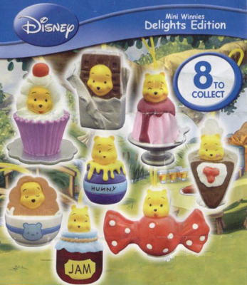 DISNEY WINNIE THE POOH PEEK-A-POOH SERIES 19 MINI WINNIE DANGLER