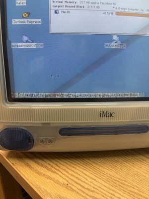 Apple iMac 2002 M5521 Indigo Blue Desktop Computer ***Parts | eBay