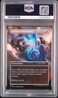 PSA10 2024 MTG Secret Lair Drop Cats and Dogs Anointed Procession