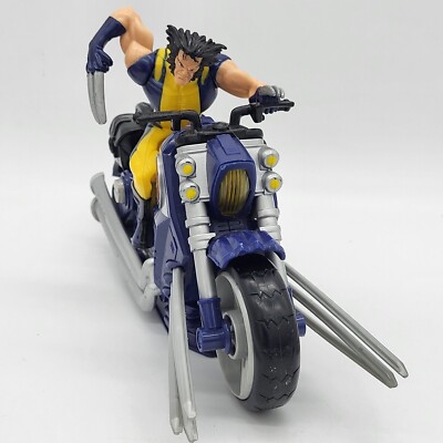 WOLVERINE On X Cruiser Motorcycle Marvel 2008 Hasbro X-MEN Lights