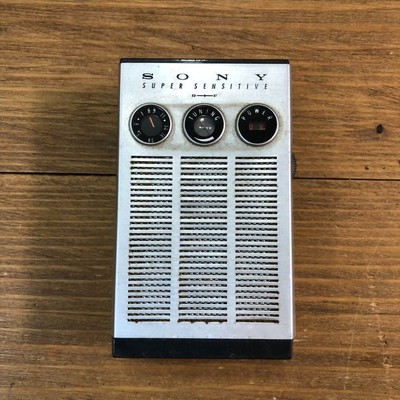 レトロ・希少】SONY TR-817 AM トランジスタラジオ 専用ケース付き