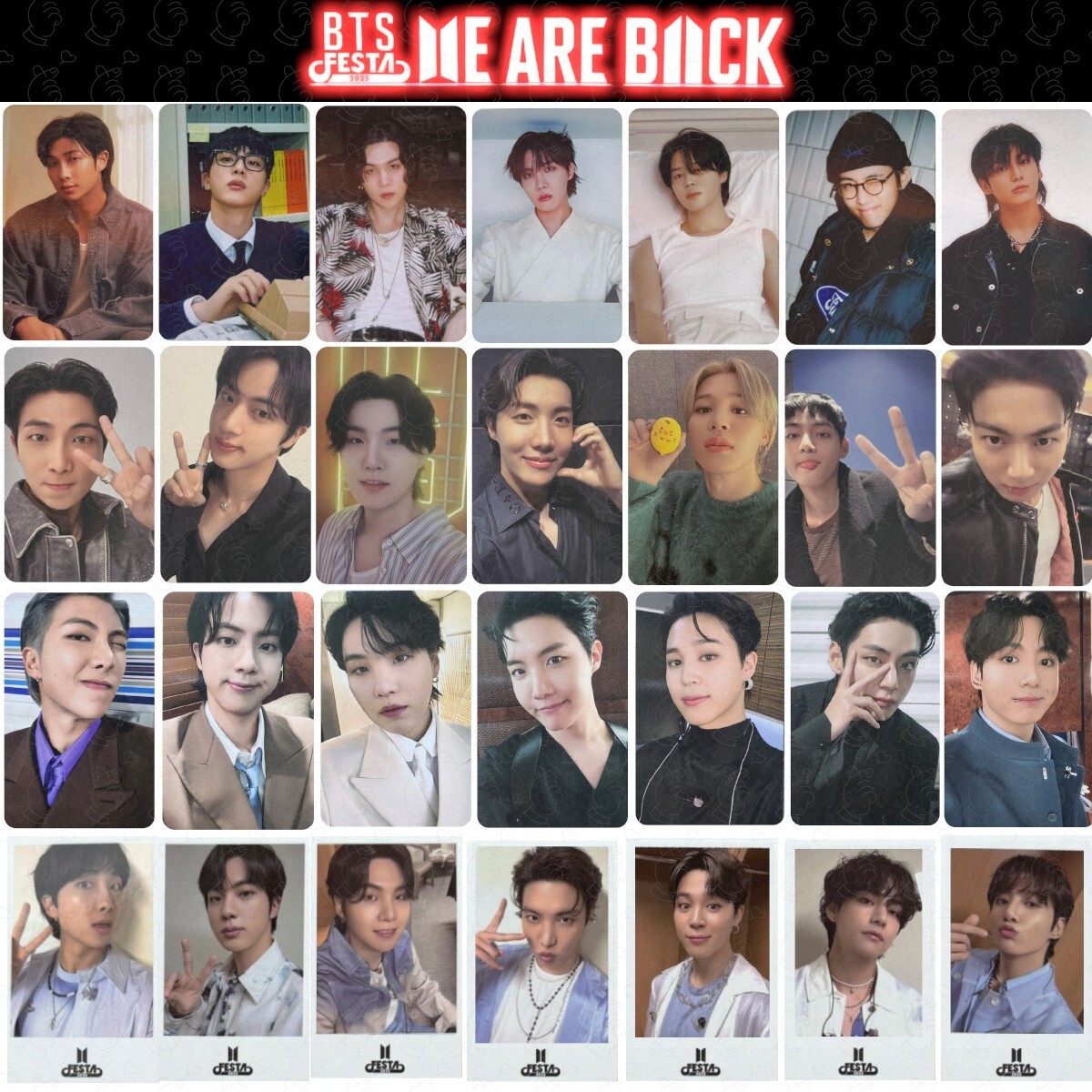 BTS 2025 BTS FESTA フェスタ スカーフ バンダナ コンプセット BTS