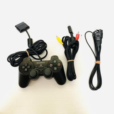 Sony PlayStation 2 PS2 SCPH-50000 Black Console Set Japanese Disc