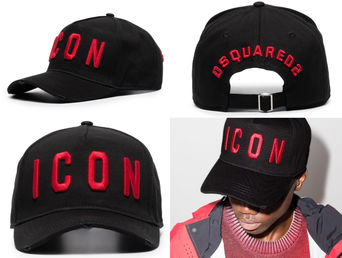 Dsquared2 Icon Baseballcap Cap Kappe Basebalkappe Cult Hat Hut