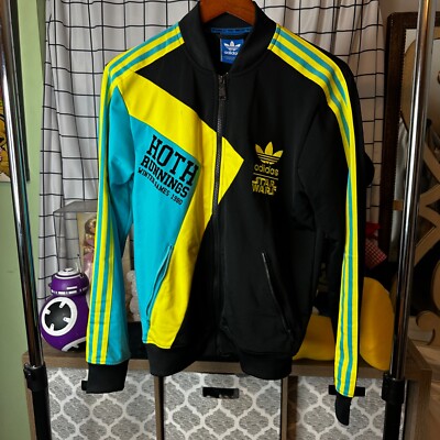Adidas Star Wars Track Jacket Hoth Runnings - Rare Collab Size