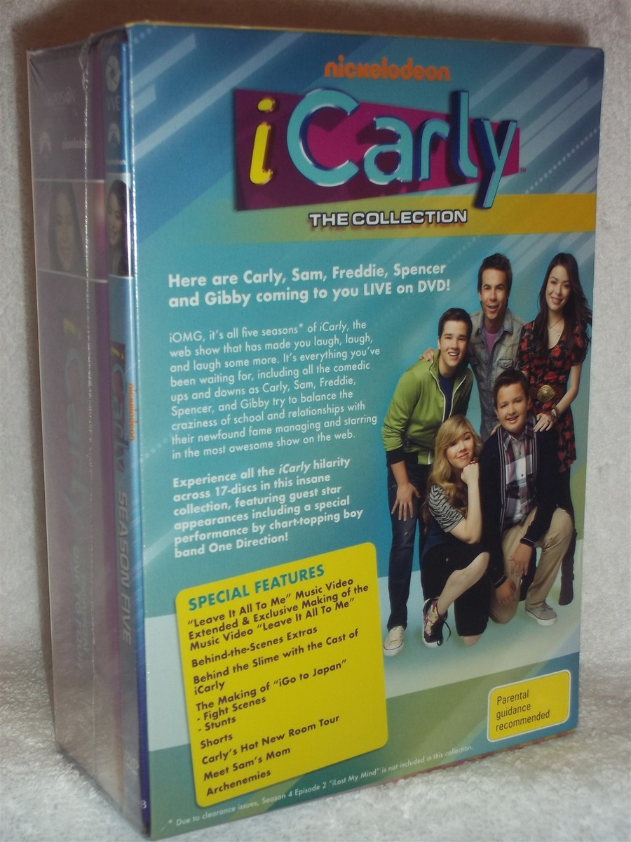 iCarly: The Complete Collection (DVD, 2025, 17-Disc) NEW Miranda