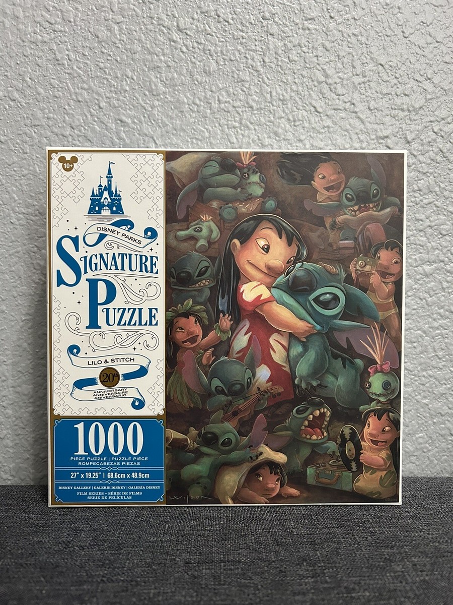 Disney Parks Lilo & Stitch 20th Anniversary 1000 Piece Signature