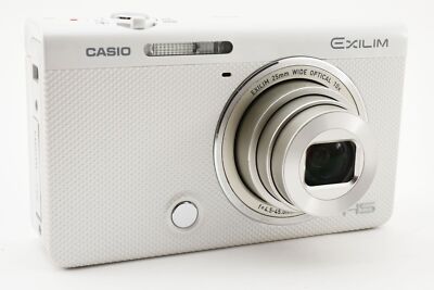 Casio EXILIM EX-ZR70 compact digital camera white English language