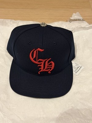 Chrome Hearts Blue Red CH Baseball Cap Embroidered Logo Adjustable