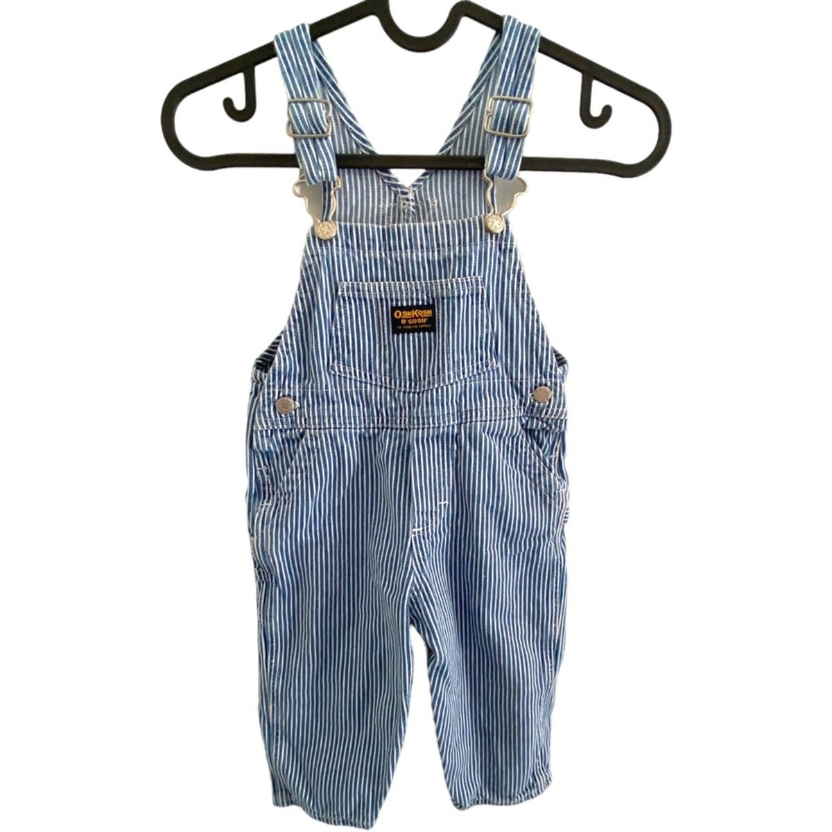 Vintage oshkosh b'gosh railroad striped overalls Train Conductor