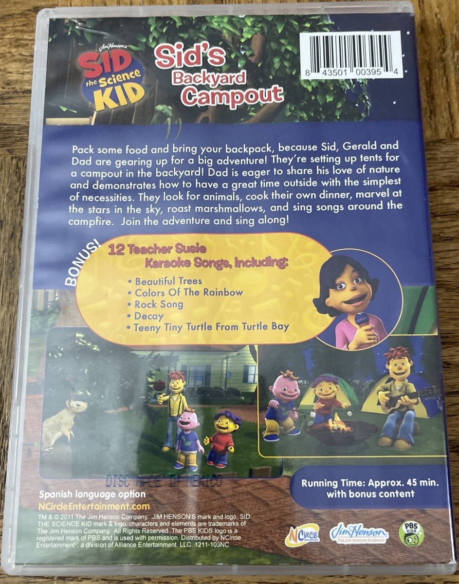 Sid the Science Kid Backyard Camp out DVD 843501003954| eBay
