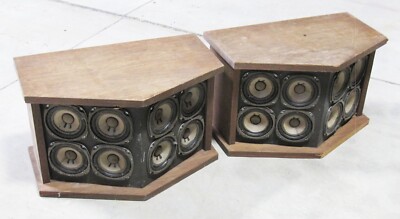 Vintage Bose 901 Style Pedestal Speakers With 9 CTS SR 10-B