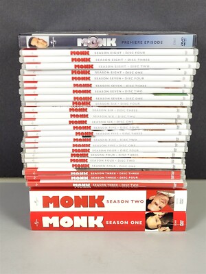 Monk: The Complete Series DVD Seasons 1-8 ~ T448 | eBay