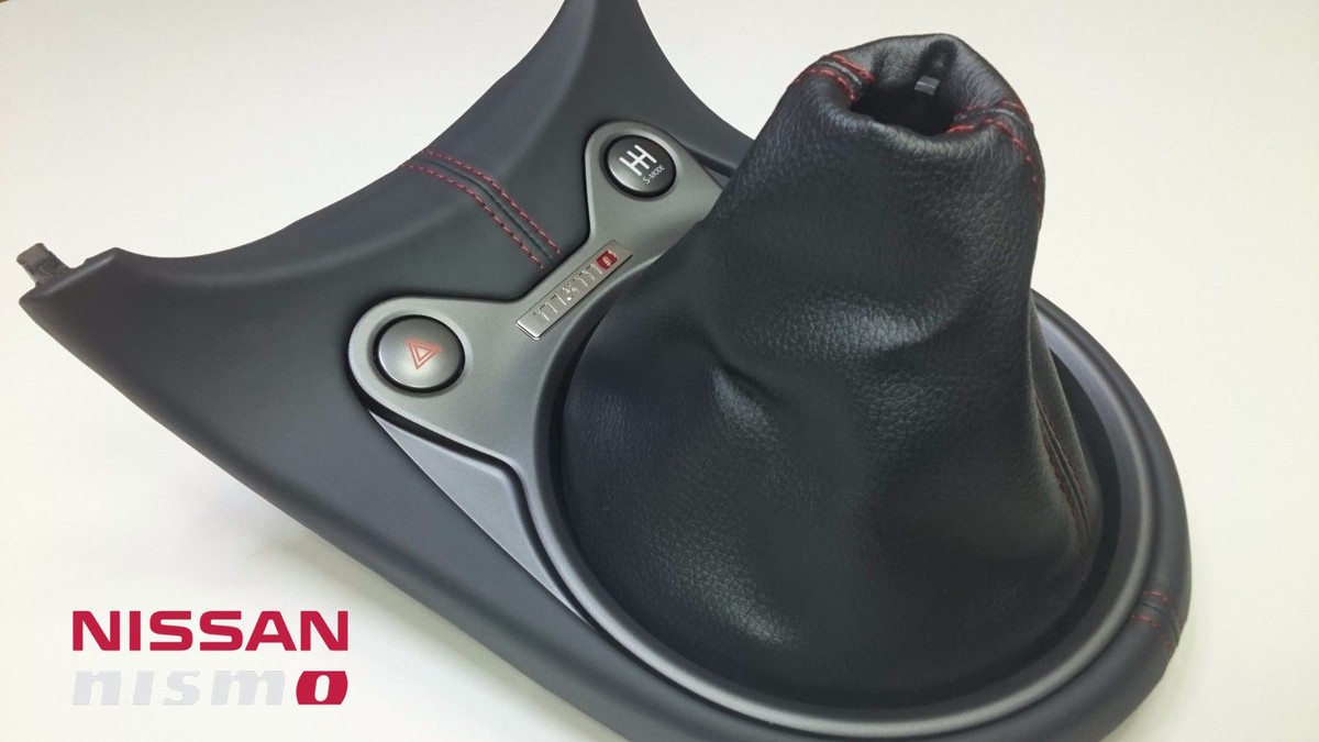 NISMO OEM GENUINE CONSOLE SHIFTER BEZEL PANEL SWITCH & BOOT FOR
