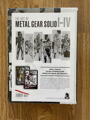 Art of Metal Gear Solid I IV Yoji Shinkawa 2018 Hardcover Dark