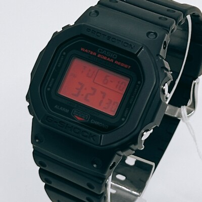 CASIO G-Shock DW-5600BBR-1JF Black Bold Red Square 2025 DW-5600BBR