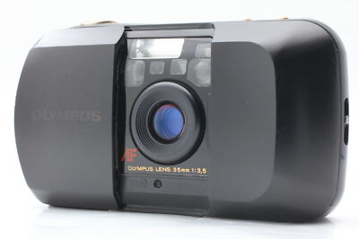 Exc+5] Olympus mju μ Panorama Black Point & Shoot 35mm Film Camera