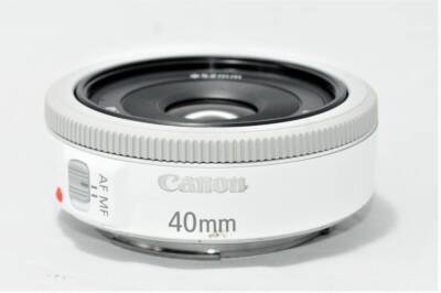 Near Mint-Canon EF 40mm f/2.8 STM Pancake Lens White | eBay
