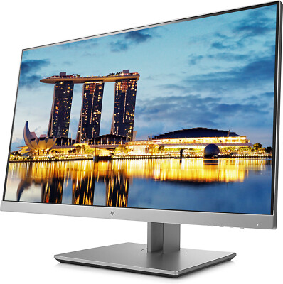 New HP EliteDisplay E233 23-Inch Screen LED-Lit Monitor Silver