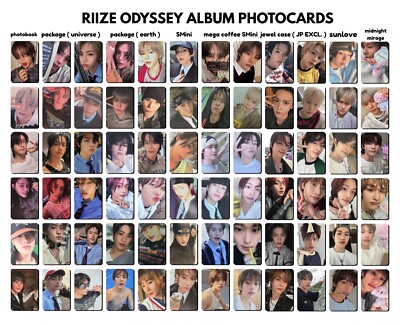 RIIZE THE 1ST ALBUM 'ODYSSEY' OFFICIAL PHOTOCARD ALBUM ALL VERSION