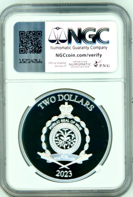 2023 Niue Disney 2023 Frozen 10th Anniversary 1oz Silver Coin NGC