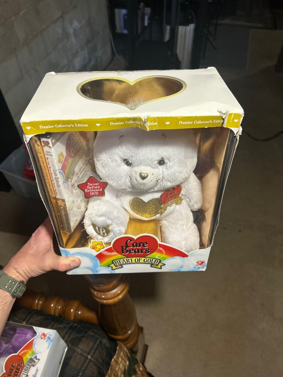Care Bears White Heart of Gold Bear Premier Collector Edition