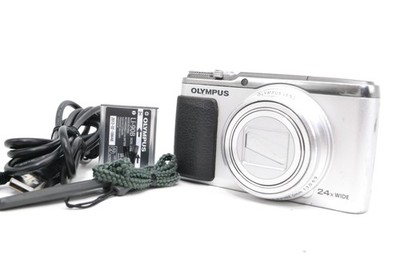 Olympus Stylus SH-60 Silver 16.0MP Compact Digital Camera 24x Zoom