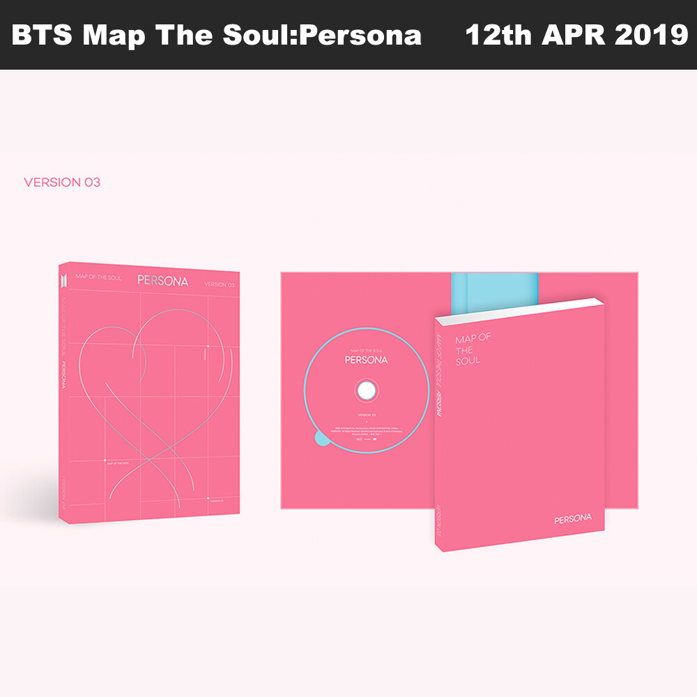 BTS MAP OF THE SOUL : PERSONA Album Ver3 CD+Photobook+Card+Etc+