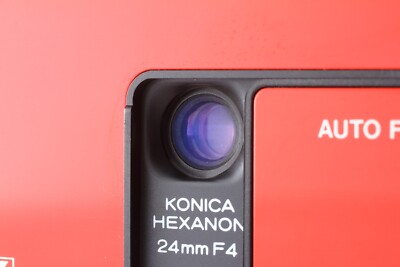 Mint++ In Case👘New Seals] Konica Recorder DX Red Half Frame Film