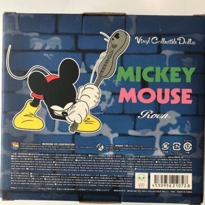 MEDICOM TOY x ROEN Mickey Mouse guitar crash Disney figure JAPAN